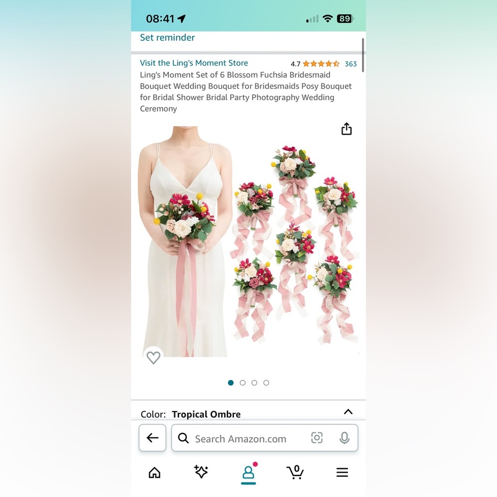 Lings moments bridesmaid bouquets